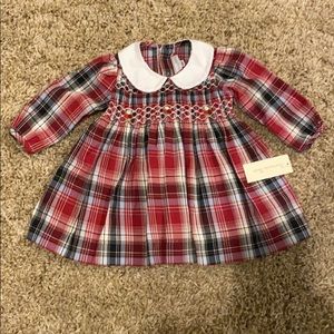NWT Plaid Dress 12m